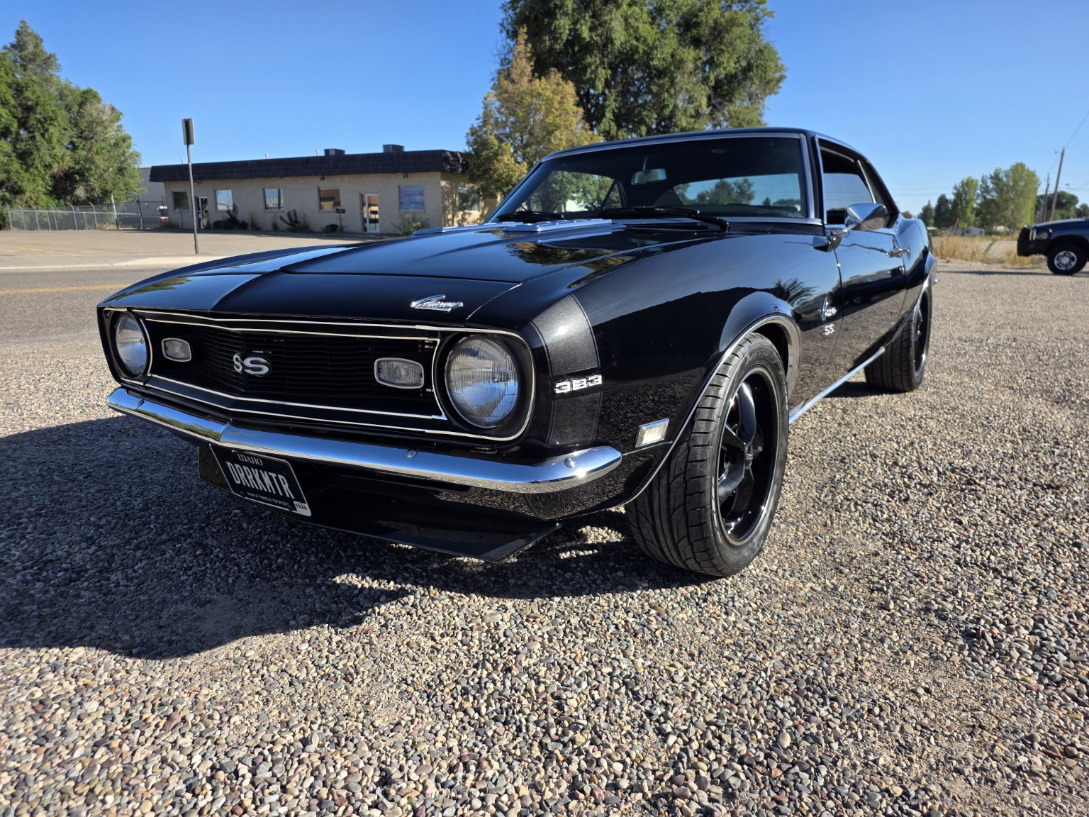 Black 1968 Camaro SS restored by T&S Custom Cars