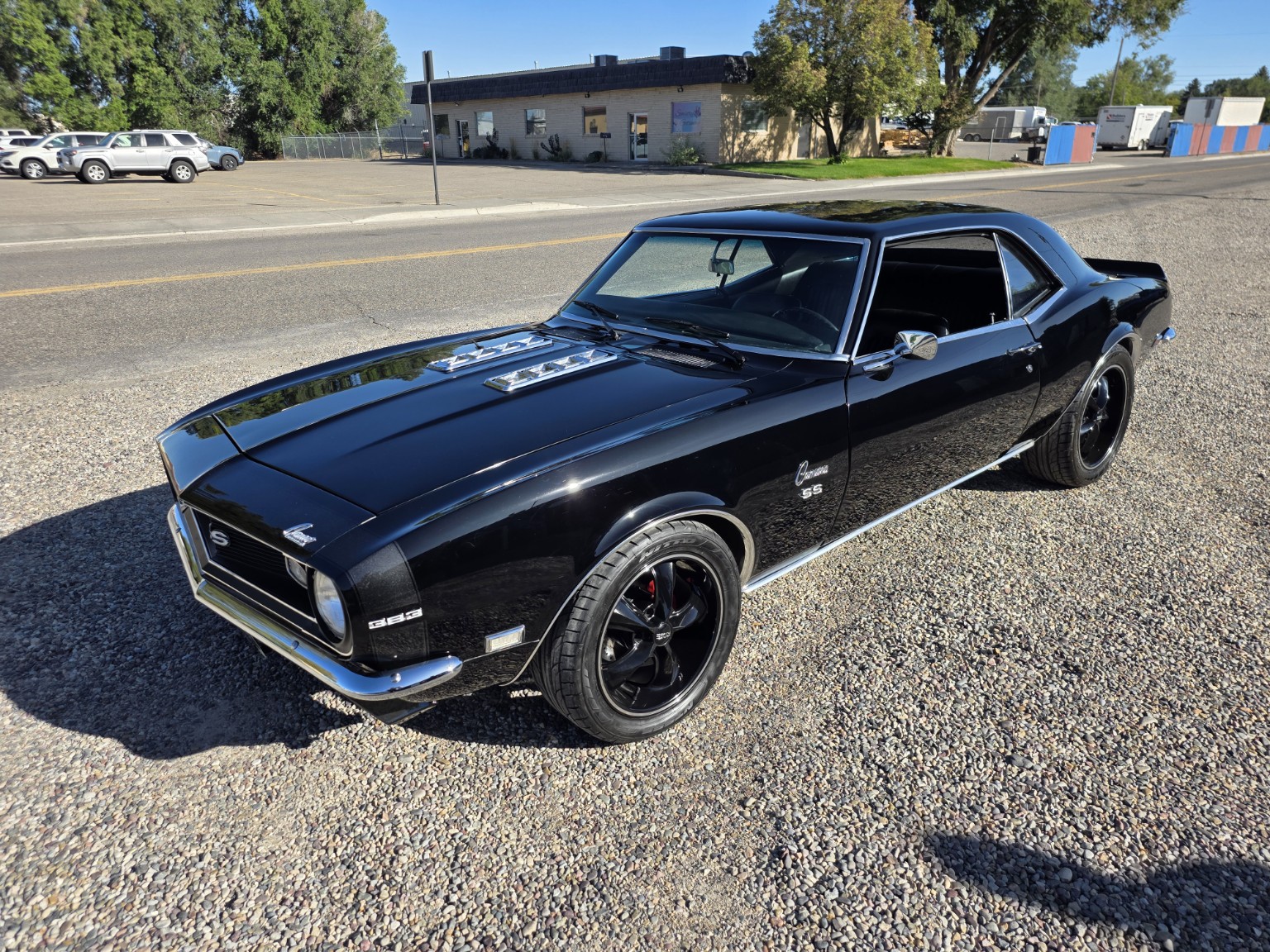Black 1968 Camaro SS restomod completed by T&S Custom Cars